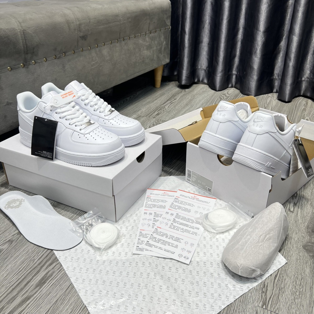 Giày Nike Air Force 1 – AF1 All White Like Auth