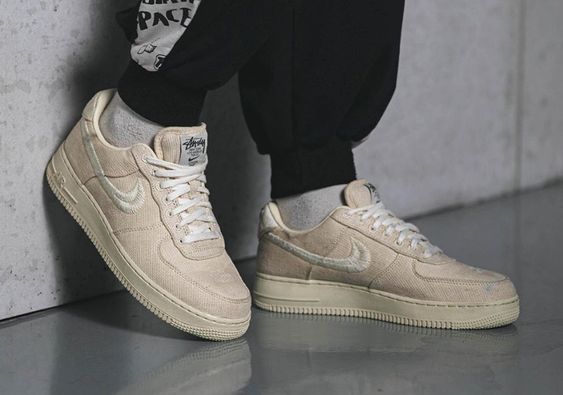 Giày Nike Air Force 1 Low Fossil Stussy