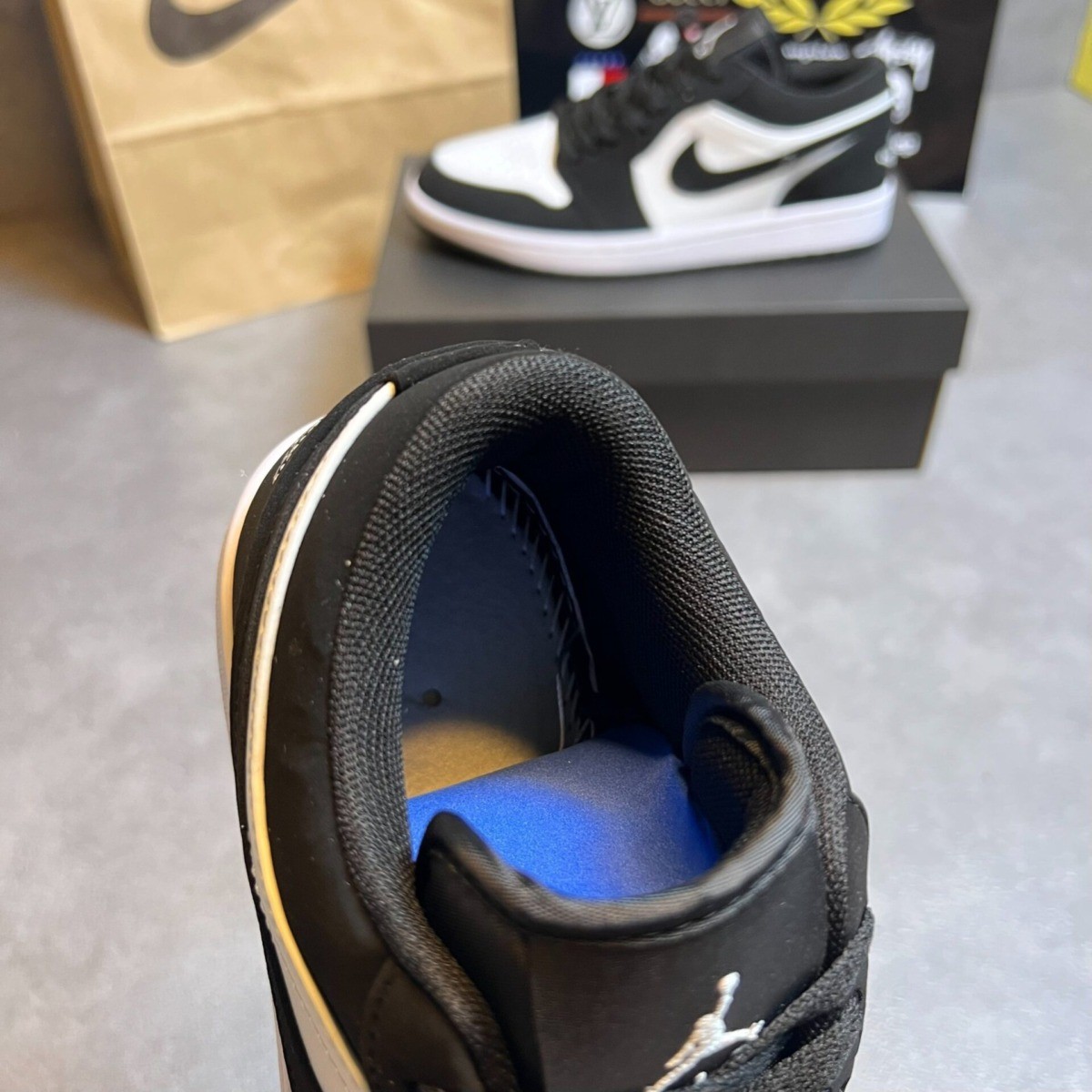 Giày Nike Air Jordan 1 Low Panda Cổ Thấp