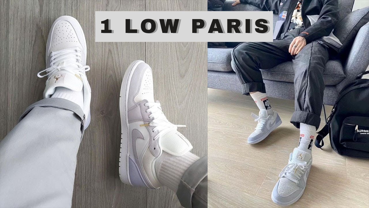 Top 10+ Ảnh Phối đồ phong cách cổ điển với Giày Jordan 1 low Paris
