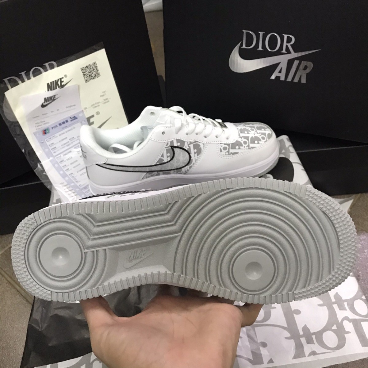 Giày Nike air force 1 dior