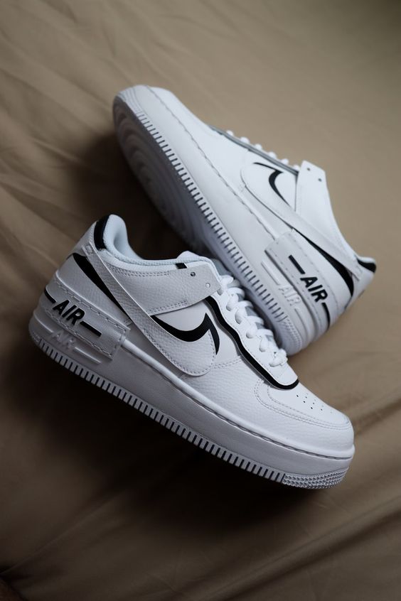 Nike Air Force 1 Shadow Black White