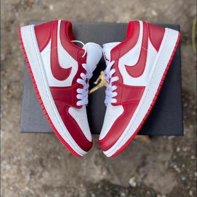 Giày Nike Air Jordan 1 Low ‘Gym Red White’ 