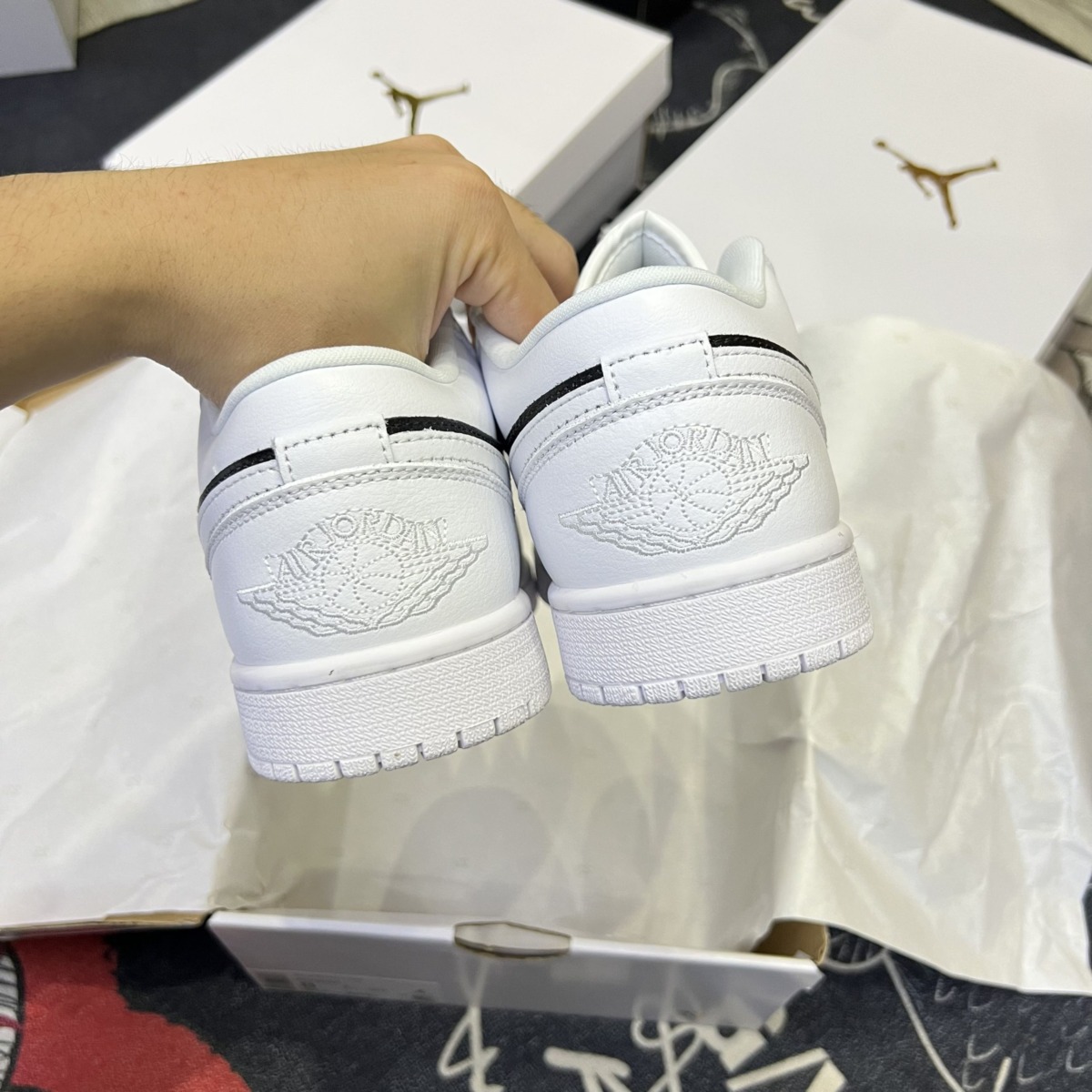 Giày Nike Wmns Air Jordan 1 Low 'Panda' Like Auth