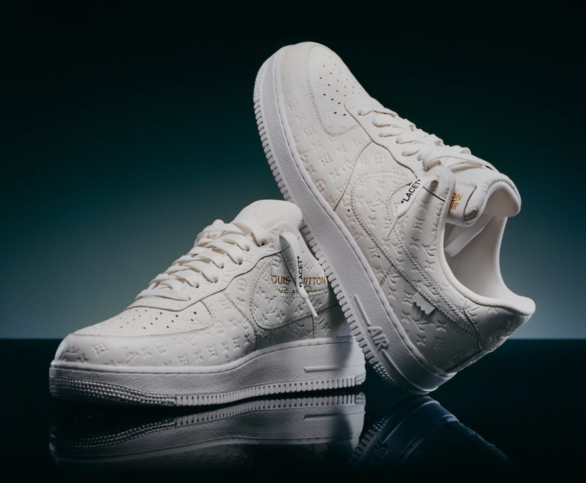 Nike Air Force 1 Low Louis Vuitton White Grey 