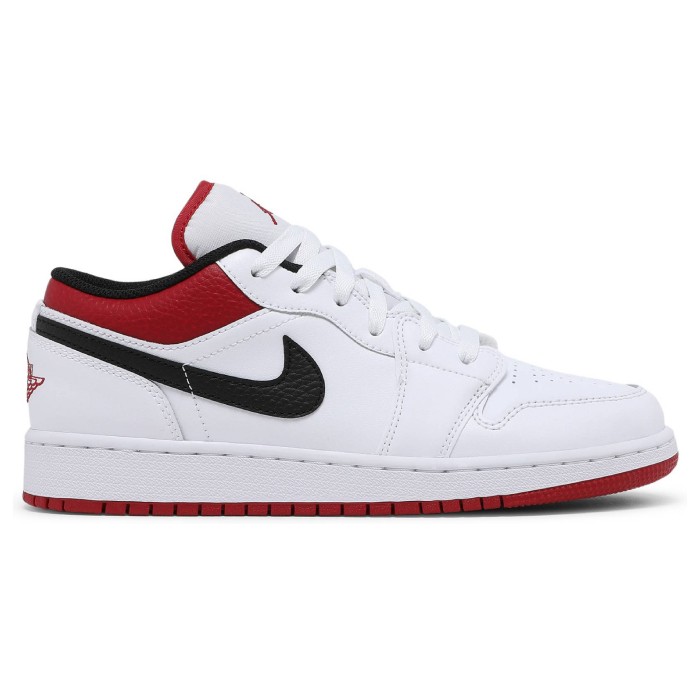 Giày Nike Air Jordan 1 Low GS 'White Gym Red' 553560-118