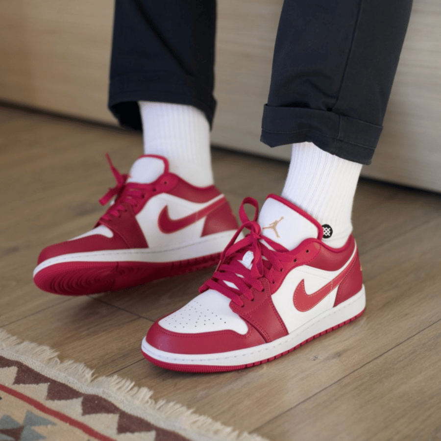 Giày Nike Jordan 1 Low ‘Cardinal Red’ Like Auth