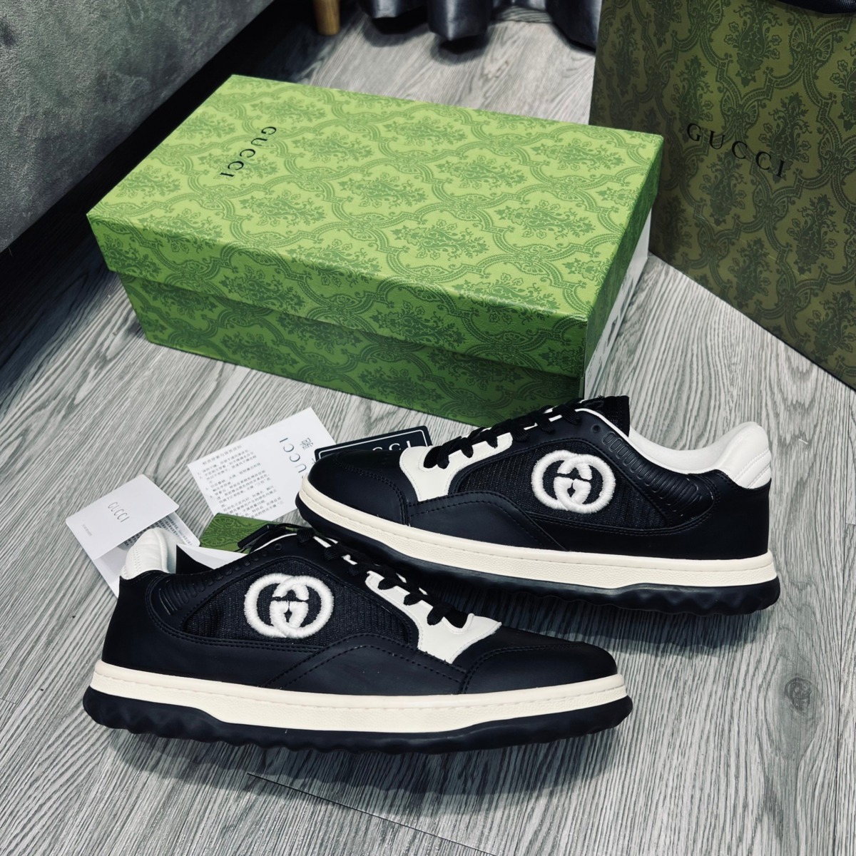 Giày Gucci MAC80 Trainer Black Off White Like Auth