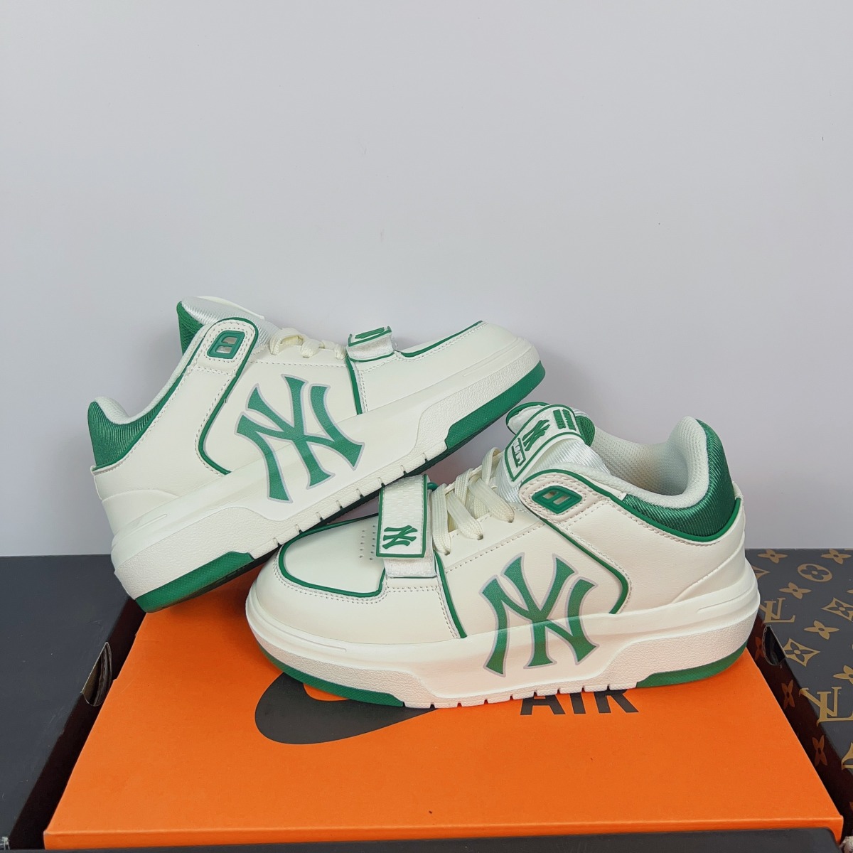 Giày MLB Chunky Liner Mid NY ‘Green’ 3ASXLMB3N-50GNS