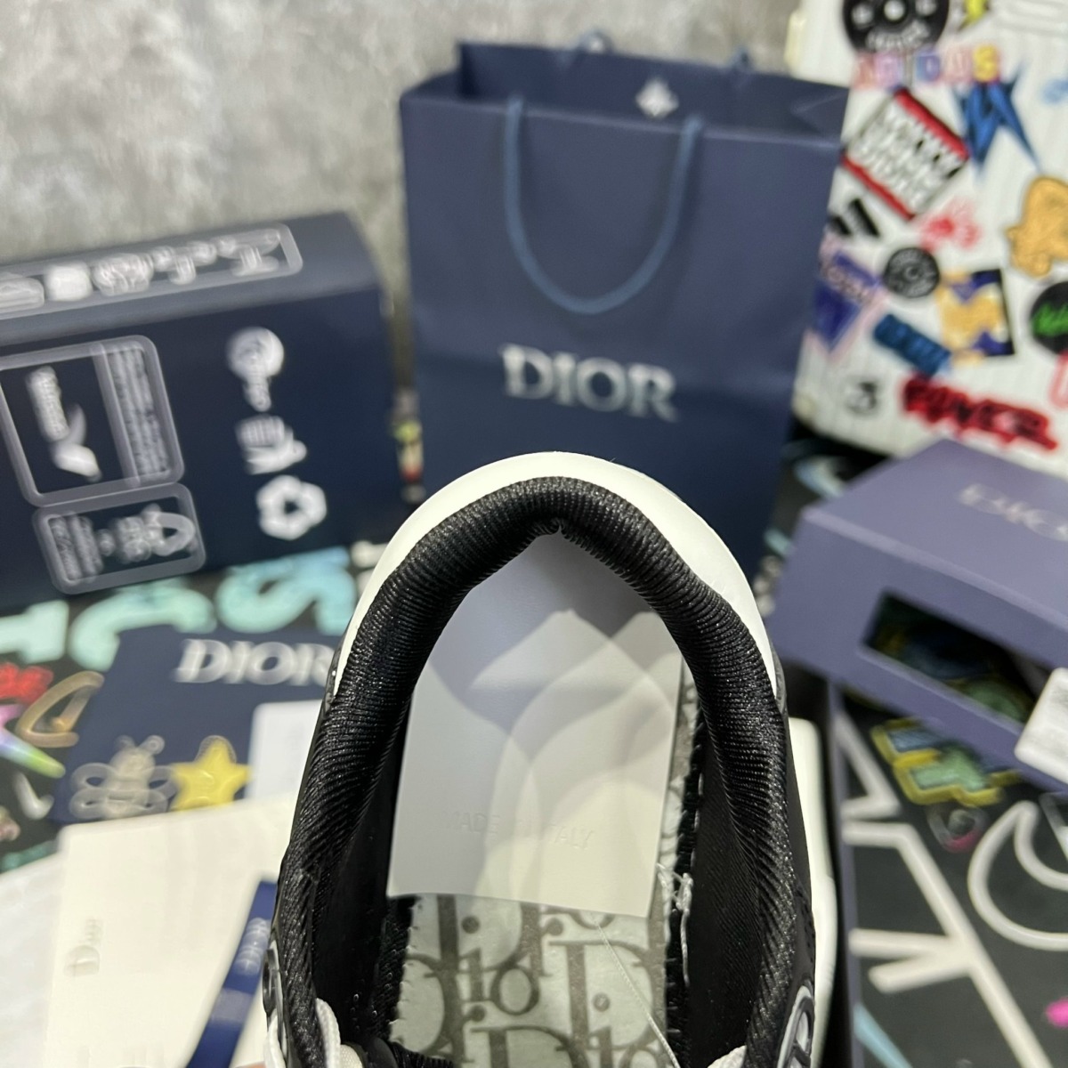 Giày Dior B27 Low 'Black Beige Dior' Like Auth 99%