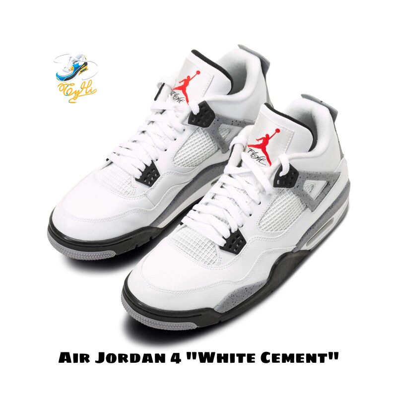 Air Jordan 4 _White Cement