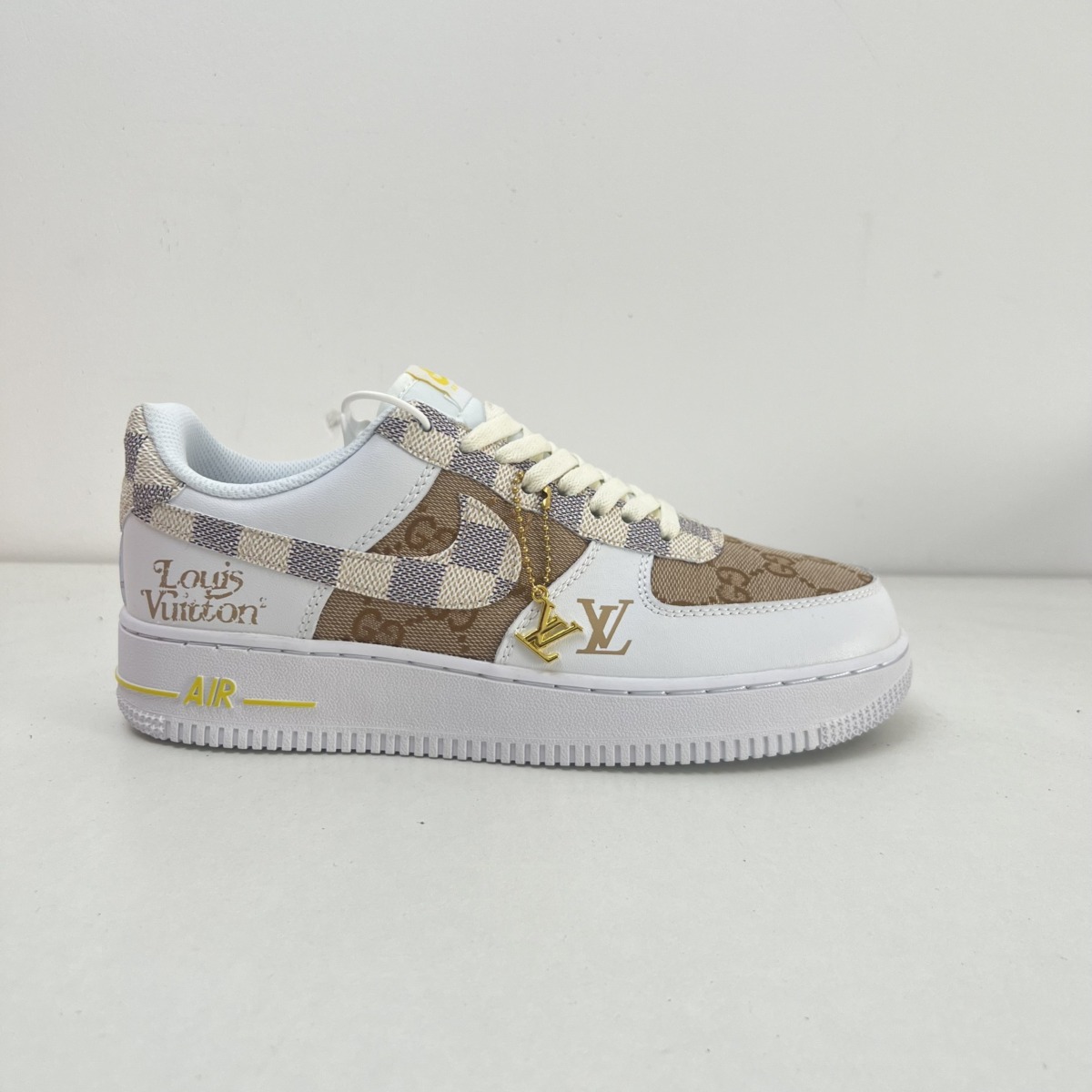 Giày Nike Air Force 1 LV White Brown 2024 Like Auth