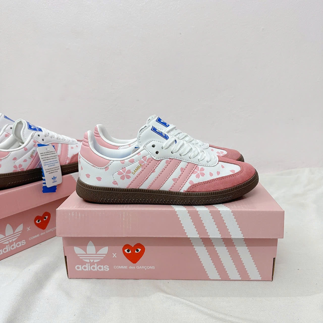 Giày Adidas Samba OG Cherry Blossom Like Auth