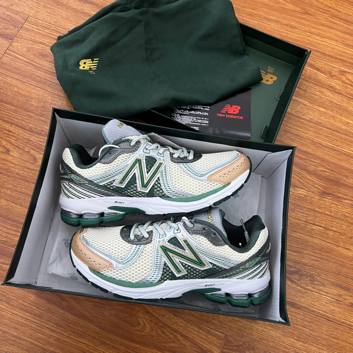 Giày New Balance 860v2 Aime Leon Dore Green Like Auth