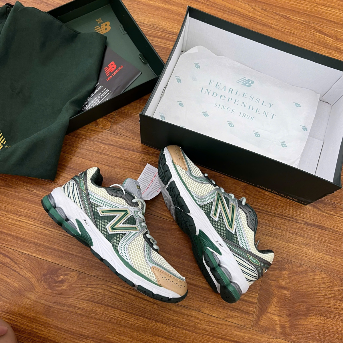 Giày New Balance 860v2 Aime Leon Dore Green Like Auth