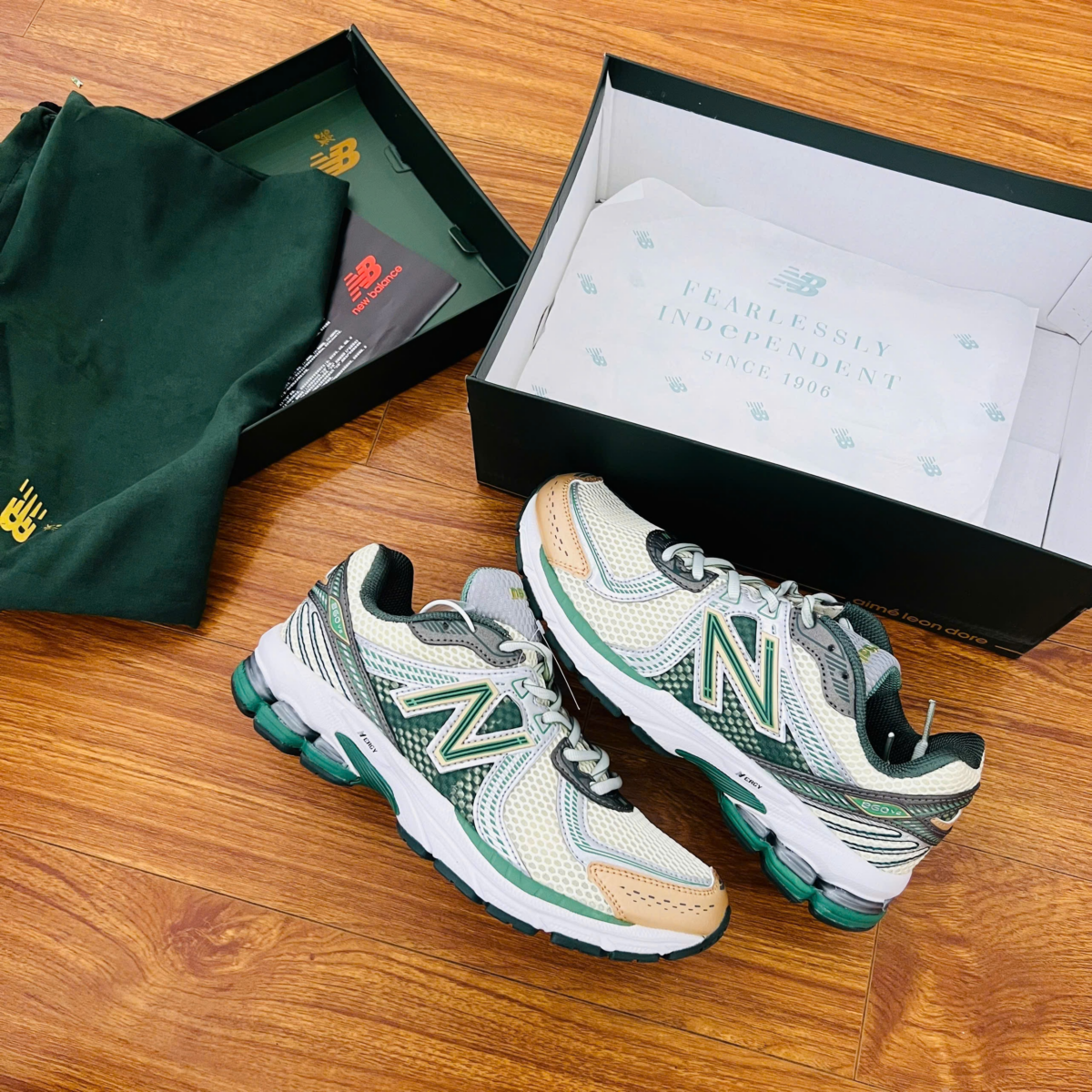 Giày New Balance 860v2 Aime Leon Dore Green Like Auth