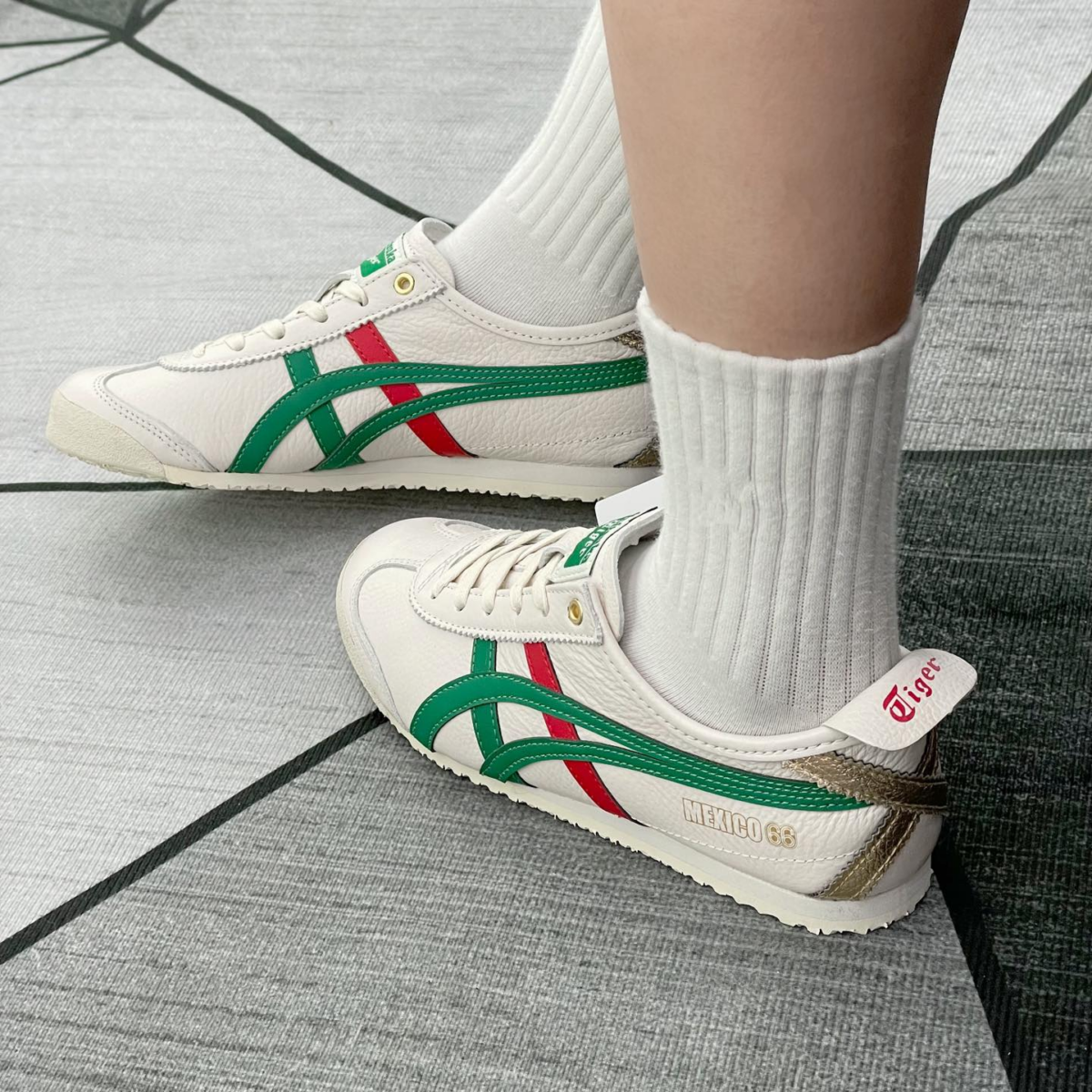 Giày Onitsuka Tiger Mexico 66 Birch Kale Like Auth