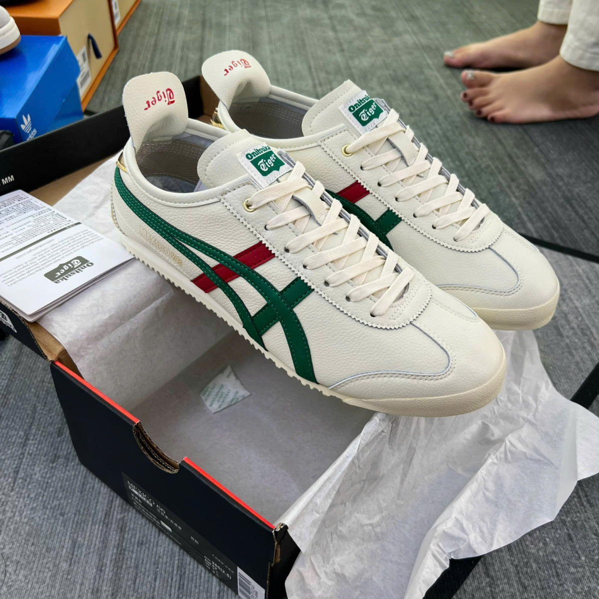 Giày Onitsuka Tiger Mexico 66 Birch Kale Like Auth