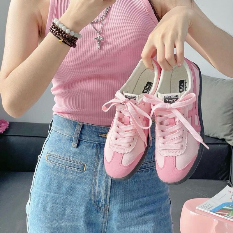 Giày Onitsuka Tiger Tokuten Custom Pastel Pink Like Auth