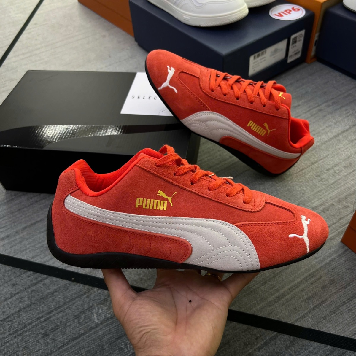 Giày Puma Speedcat OG ‘Red White’ 398846-02 Like Auth