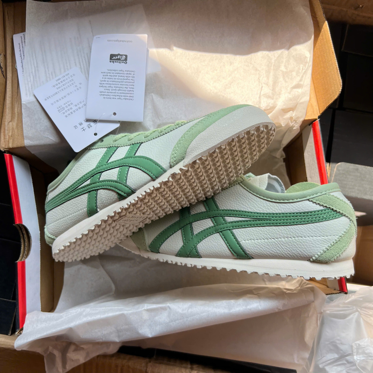 Giày Onitsuka Tiger Mexico 66 Airy Green/Verdigris Like Auth