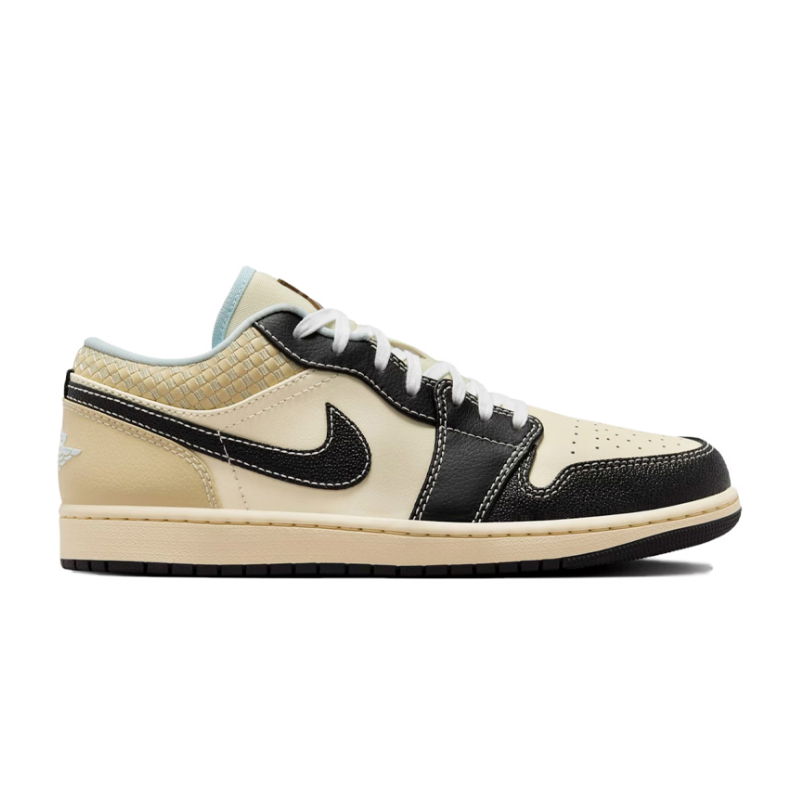 Giày Nike Air Jordan 1 Low SE Coconut Milk Black Like Auth