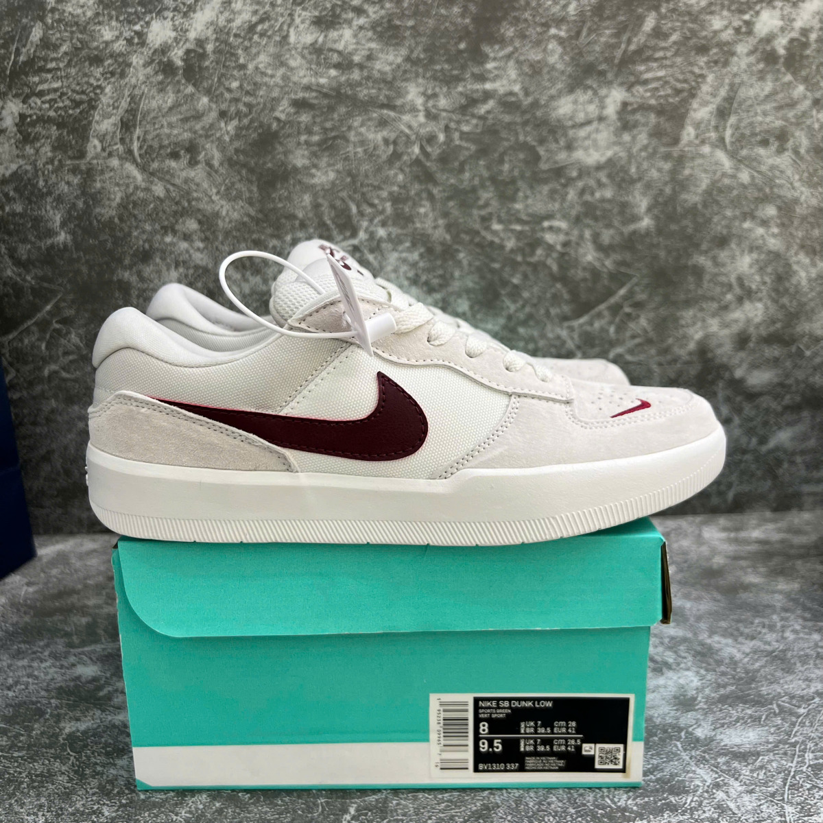 Giày Nike SB Force 58 ‘Light Smoke Burgundy’ Like Auth