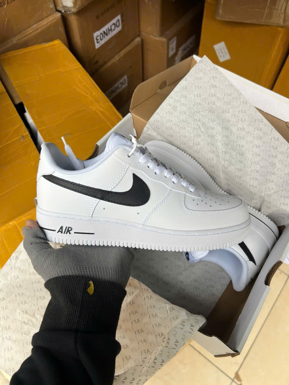 Giày Nike Air Force 1 Low White Black Best Quality