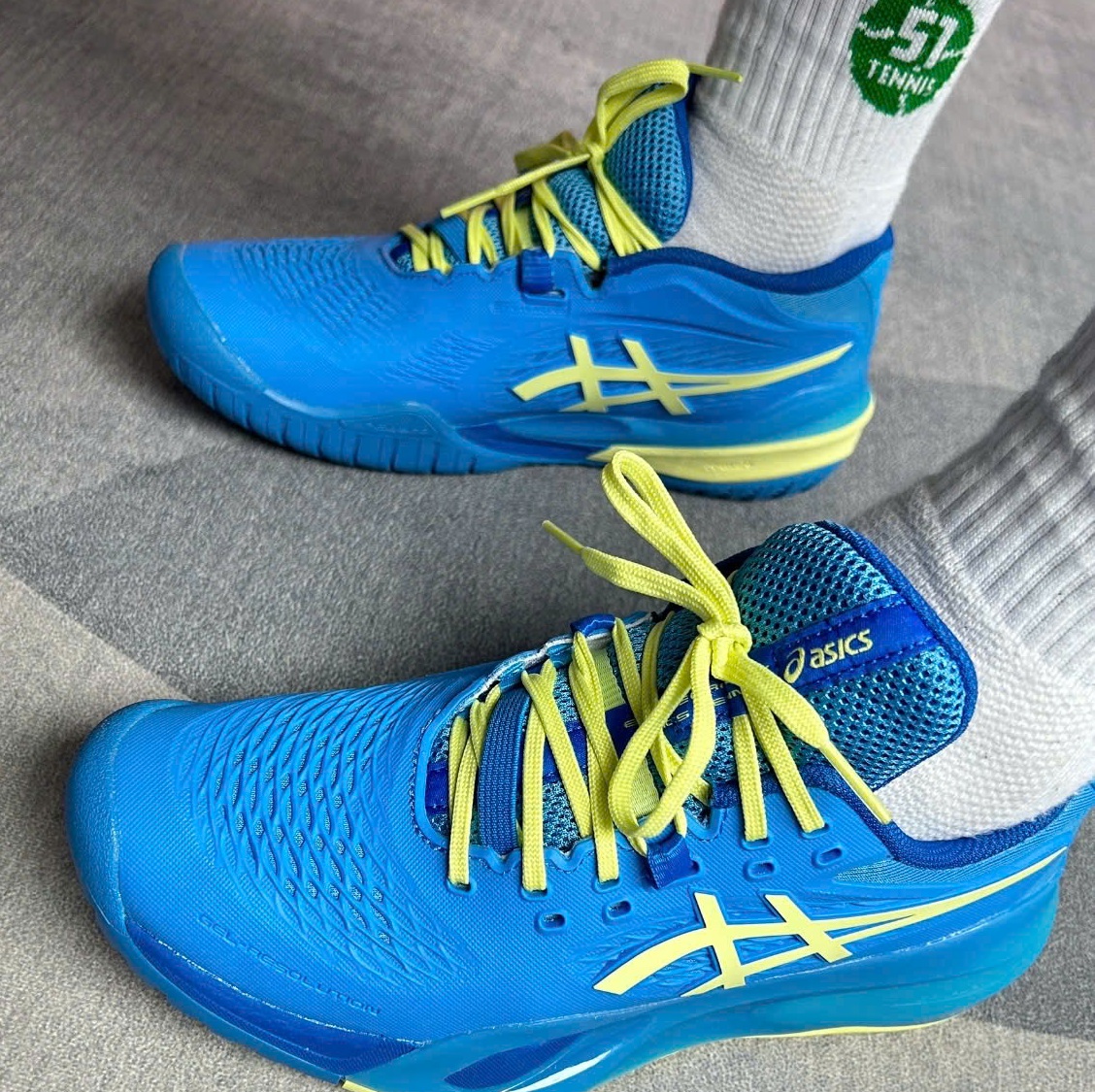 Giày Asics Gel-Resolution X Blue Coast chuẩn Auth