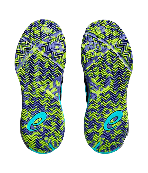 Giày Zapatillas Asics Gel-Resolution X L.E. Black:Energy Aqua chuẩn Auth