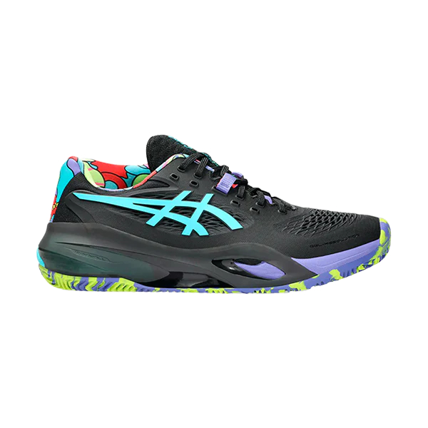 Giày Zapatillas Asics Gel-Resolution X L.E. Black/Energy Aqua