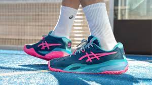 Giày Asics Gel-Resolution x Padel Mako Blue Hot Pink chuẩn Auth
